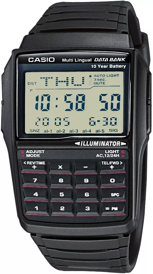 Orologio da Uomo Casio Vintage Data Bank DBC-32-1AEF (DBC-32-1AES)