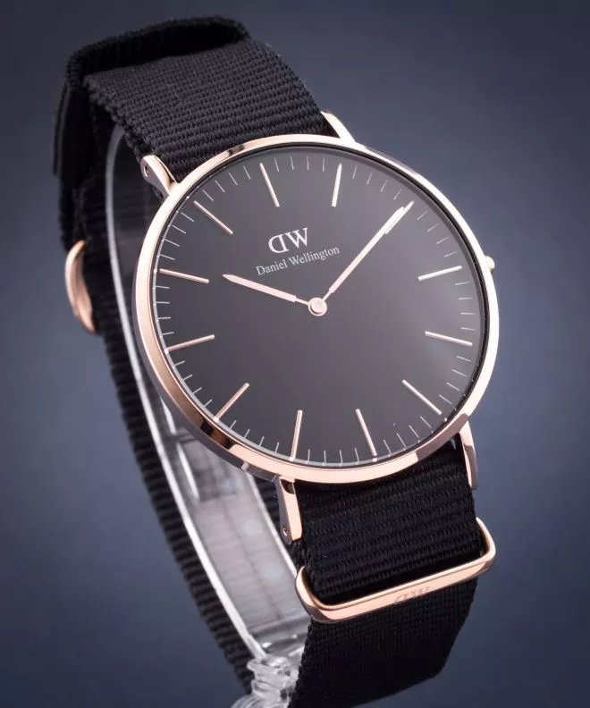 Orologio da Uomo Daniel Wellington Classic Petite Black Cornwall 40 DW00100148