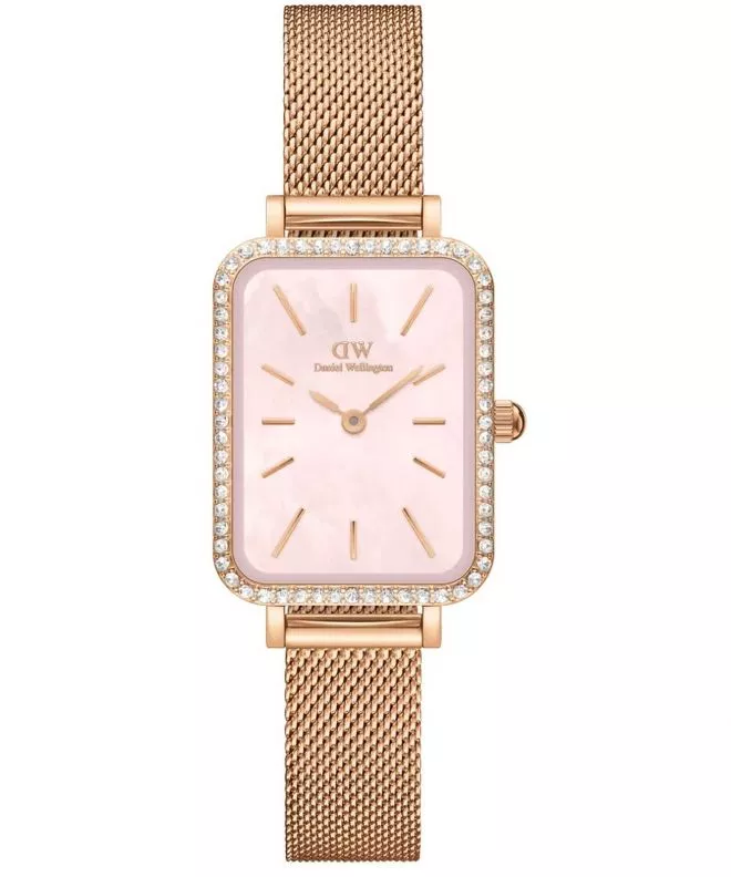 Orologio da Donna Daniel Wellington Quadro Lumine Bezel Melrose Pink 40 DW00100669