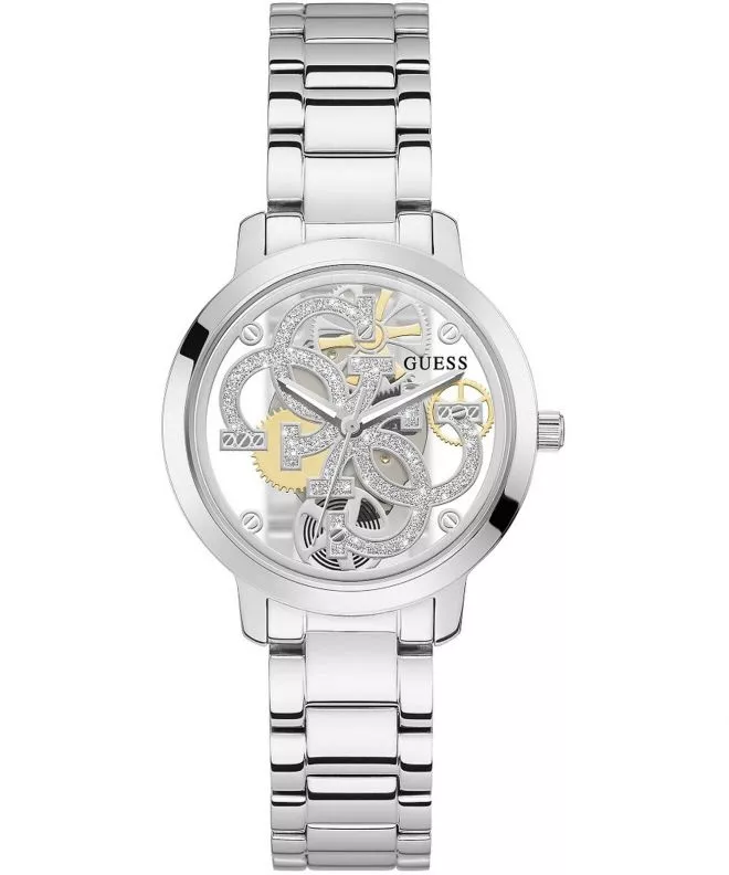 Orologio da Donna Guess Quattro Clear Skeleton GW0300L1