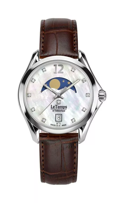 Orologio da Donna Le Temps Sport Elegance Moon Phase LT1030.06BL02