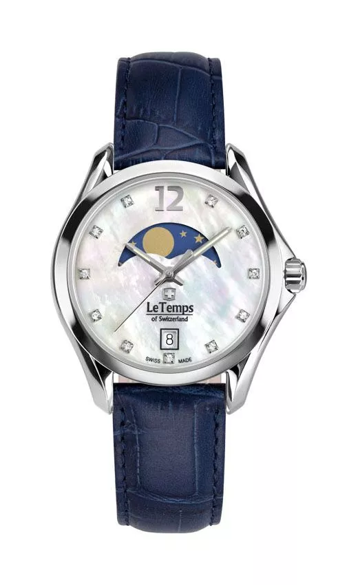 Orologio da Donna Le Temps Sport Elegance Moon Phase LT1030.06BL03
