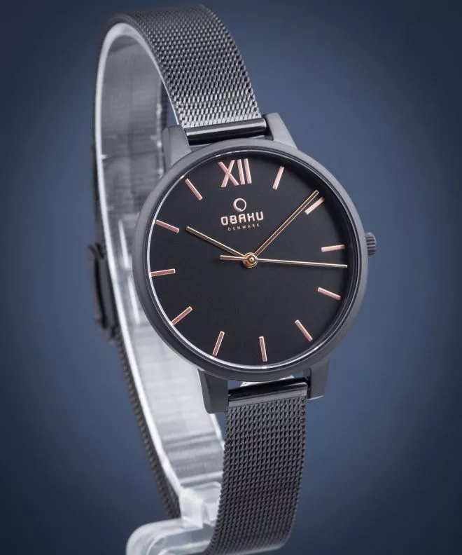 Orologio da Donna Obaku Liv Charcoal V209LXBBMB