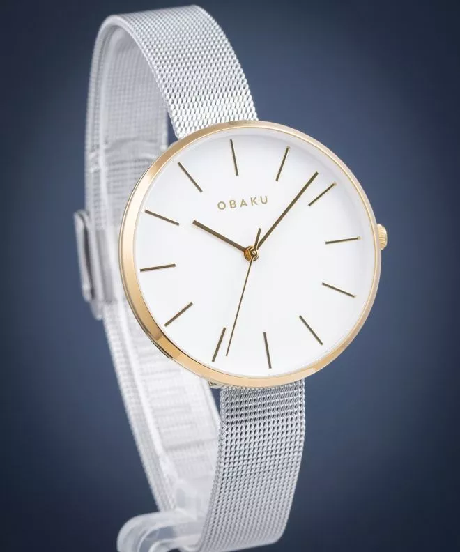 Orologio da Donna Obaku Mynte Gold Bi V211LXGIMC1
