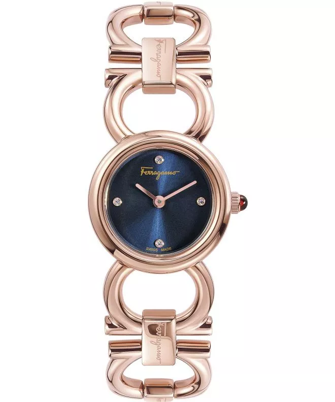 Orologio da Donna Salvatore Ferragamo Double Gancini Round SFYD00421