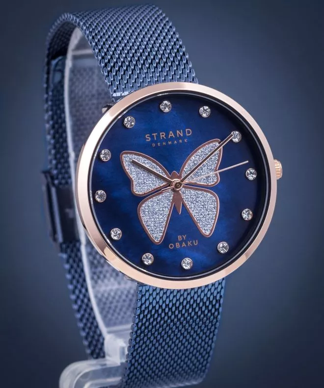 Orologio da Donna Strand by Obaku Butterfly S700LXVLML-DB