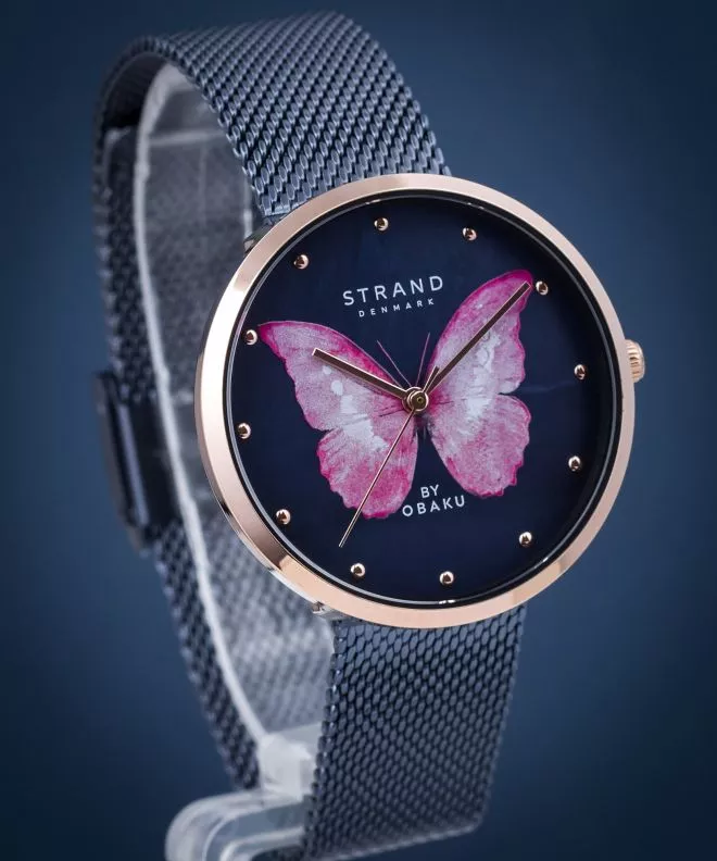 Orologio da Donna Strand by Obaku Butterfly S700LXVLML-DBP