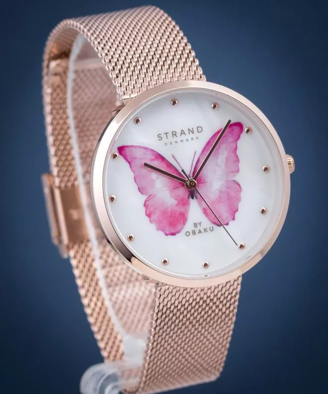 Orologio da Donna Strand by Obaku Butterfly S700LXVWMV-DBP