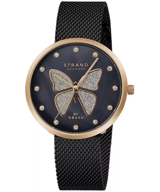 Orologio da Donna Strand by Obaku Butterfly S700LXVBMB-DB