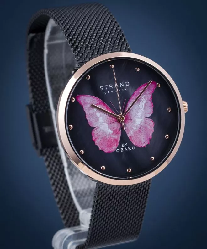 Orologio da Donna Strand by Obaku Butterfly S700LXVBMB-DBP