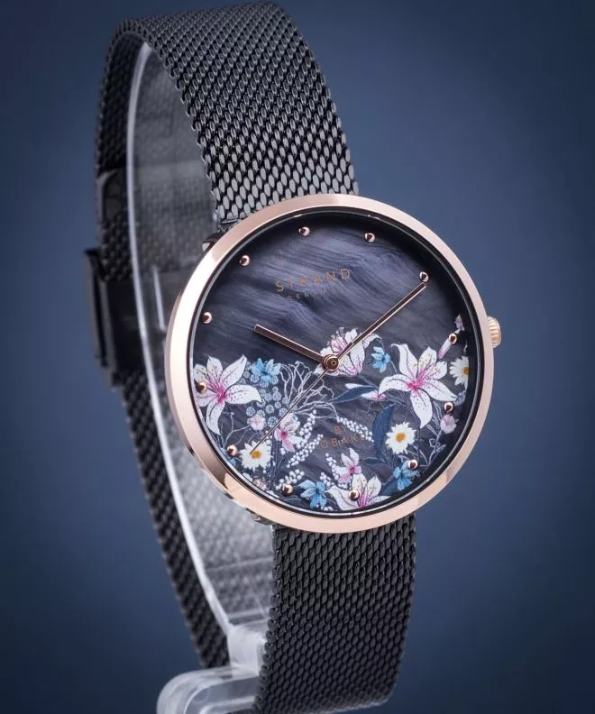 Orologio da Donna Strand by Obaku Flower S700LXVBMB-DF
