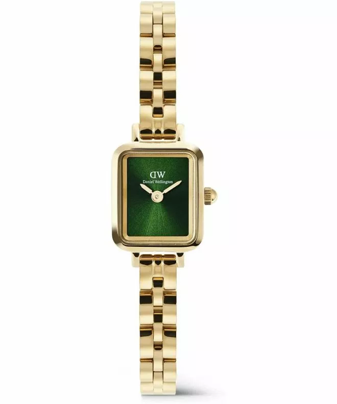 Orologio da Donna Daniel Wellington Quadro Mini Arch 3-link Emerald Sunray Gold DW00100852