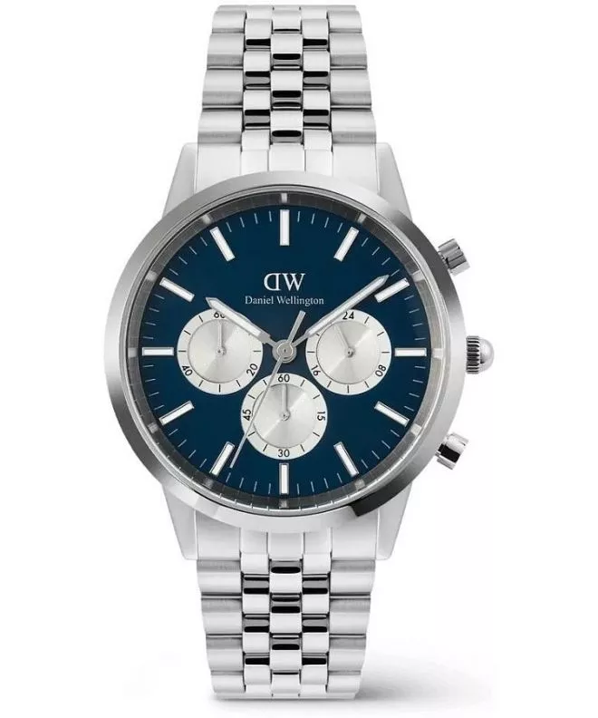 Orologio Unisex Daniel Wellington Iconic Arch 5-Link Arctic Panda Chronograph DW00100874