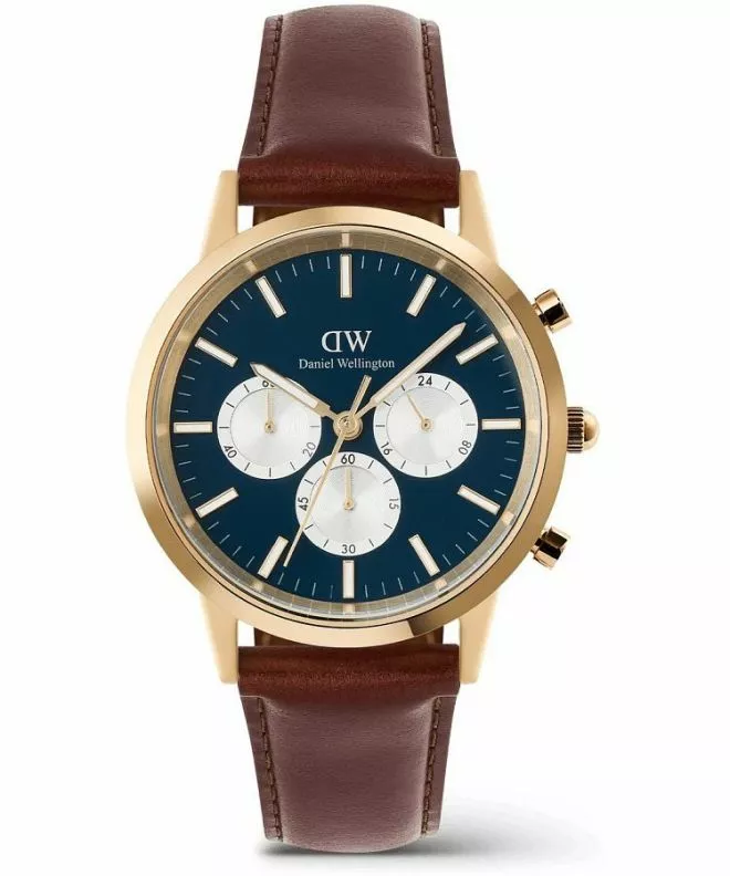 Orologio da Uomo Daniel Wellington Iconic St Mawes Arctic Panda Gold Chronograph DW00100875