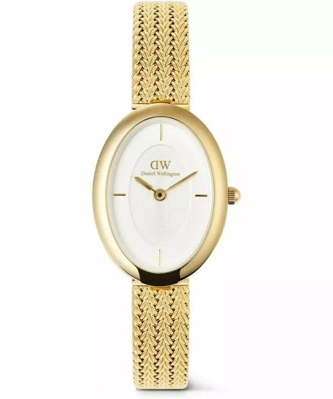 Orologio Unisex Daniel Wellington Juliette Braided Mesh White Sunray Gold DW00100882
