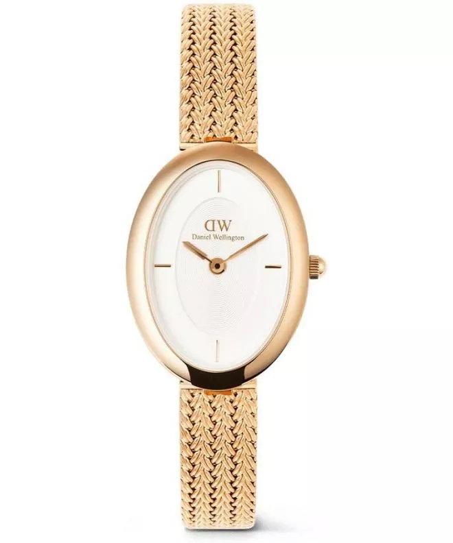 Orologio da Donna Daniel Wellington Juliette Braided Mesh White Sunray Rose Gold DW00100883