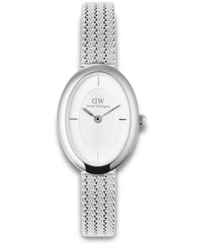 Orologio da Donna Daniel Wellington Juliette Braided Mesh White Sunray Silver DW00100884