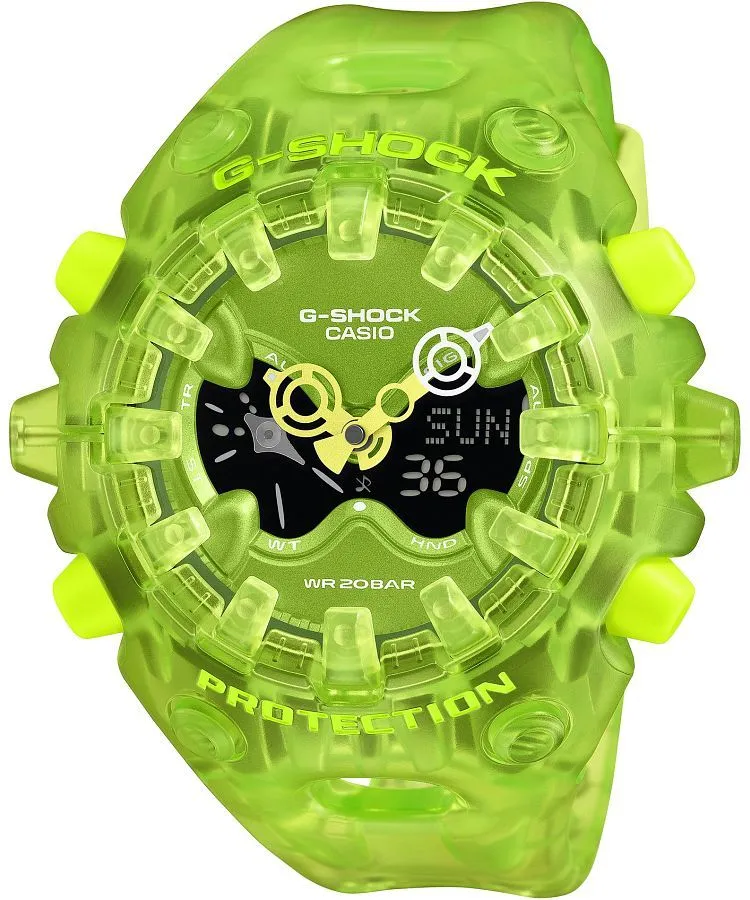 Orologio Unisex G-SHOCK GA-V01 Series Big Case Transparent GA-V01SKE-3AER