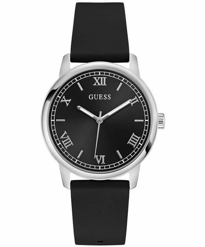 Orologio da Uomo Guess Mens Black Silver Tone GW0973G5