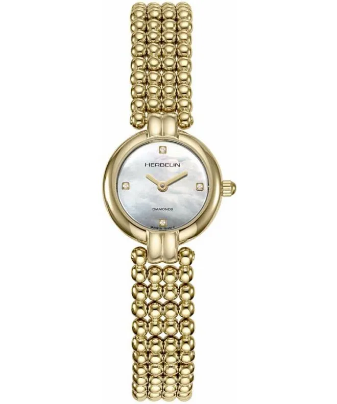 Orologio da Donna Herbelin Perles Mini Diamond 17433BP1N89