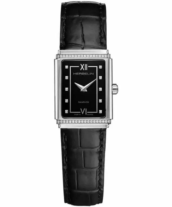 Orologio Unisex Herbelin 1925’s EMPIRE Art Déco Diamonds Diamond 17577AP40Y84
