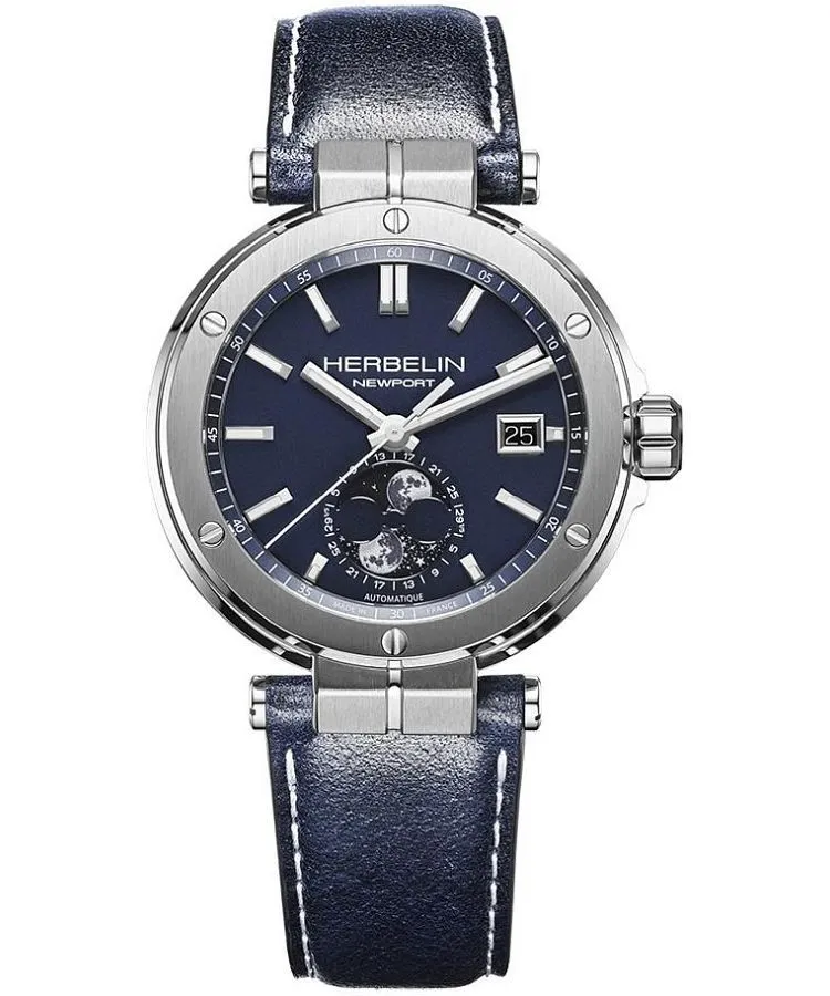 Orologio da Uomo Herbelin Newport Moonphase Automatic 2889A15LBL