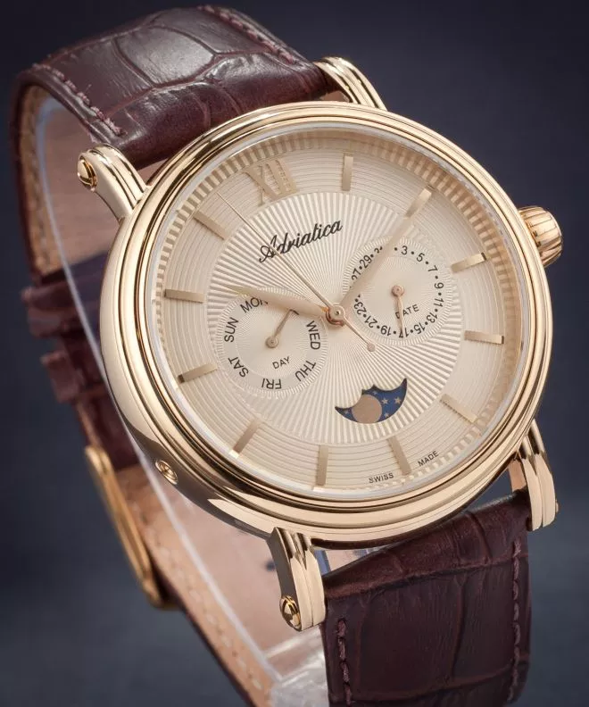 Orologio da Uomo Adriatica with Moon Phase A8236.1261QF