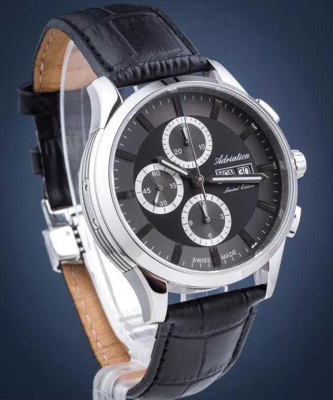 Orologio da Uomo Adriatica Classic Automatic Valjoux Chronograph Limited Edition A1992.5214A