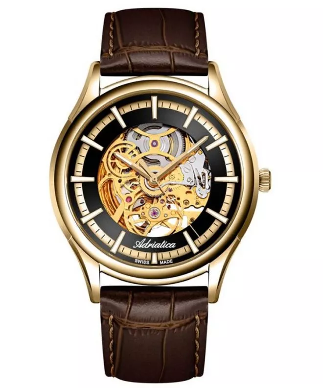 Orologio da Uomo Adriatica Classic Skeleton Automatic A2804.1214AS1