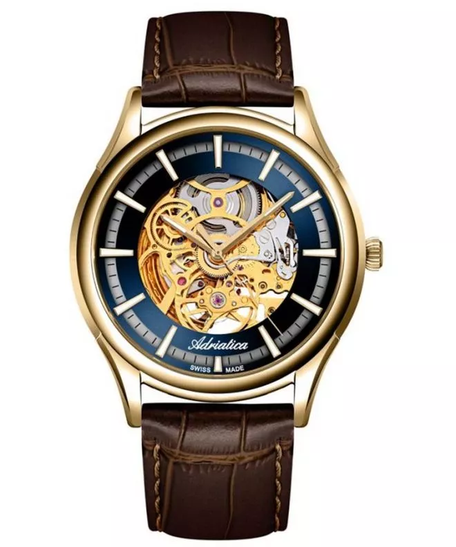 Orologio da Uomo Adriatica Classic Skeleton Automatic A2804.1B15AS