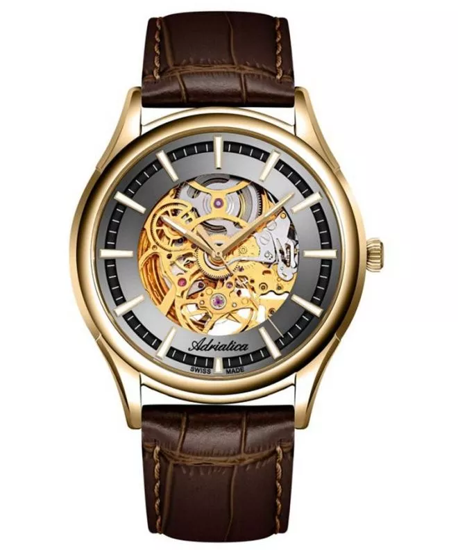 Orologio da Uomo Adriatica Classic Skeleton Automatic A2804.1B17AS