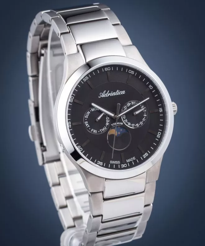 Orologio da Uomo Adriatica Moon Phase A1145.4116QF