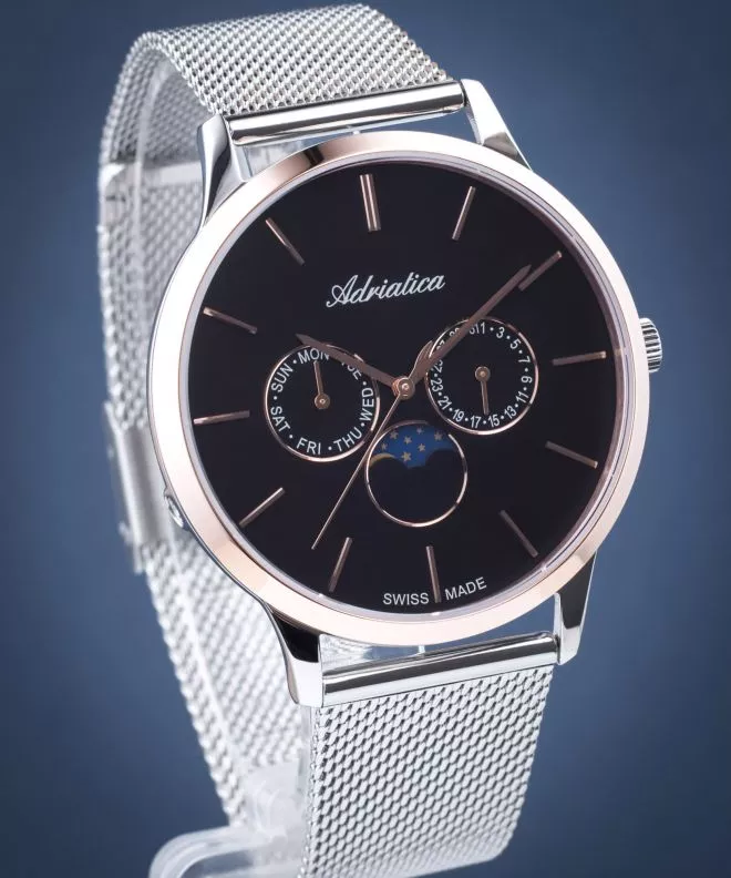 Orologio da Uomo Adriatica Moon Phase A1274.R114QF