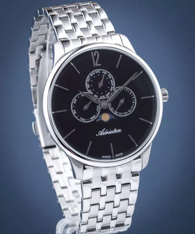 Orologio da Uomo Adriatica Moon Phase A8269.5154QF