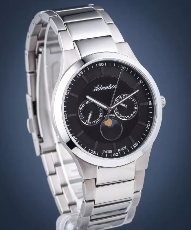 Orologio da Uomo Adriatica Moon Phase A1145.4114QF