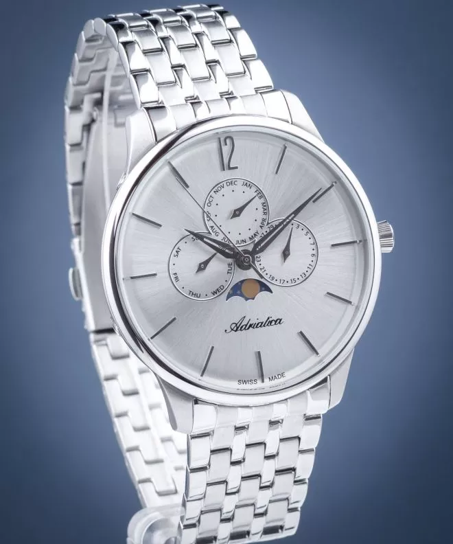 Orologio da Uomo Adriatica Moon Phase A8269.5153QF