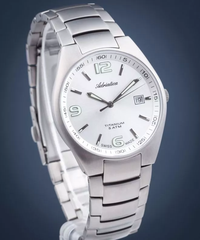 Orologio da Uomo Adriatica Classic Titanium A1069.4153Q