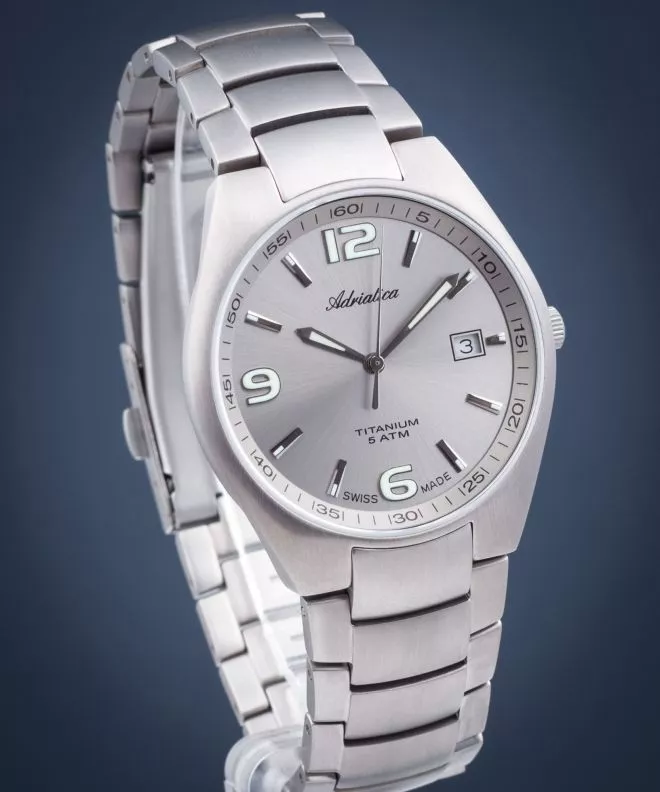 Orologio da Uomo Adriatica Classic Titanium A1069.4157Q