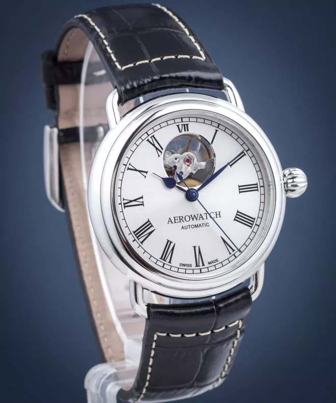 Orologio da Uomo Aerowatch 1942 Open Heart Automatic 68900-AA03