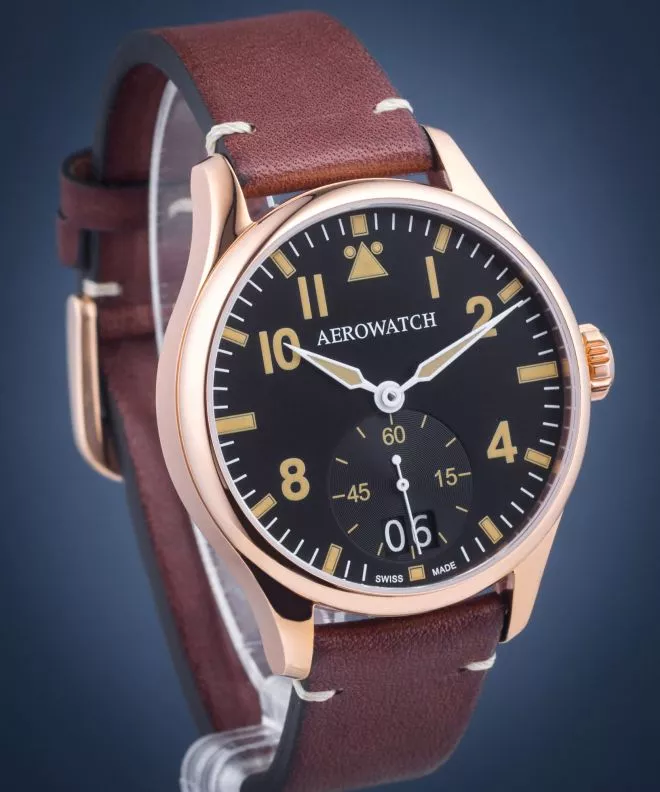 Orologio da Uomo Aerowatch Renaissance Aviateur 39982-RO09
