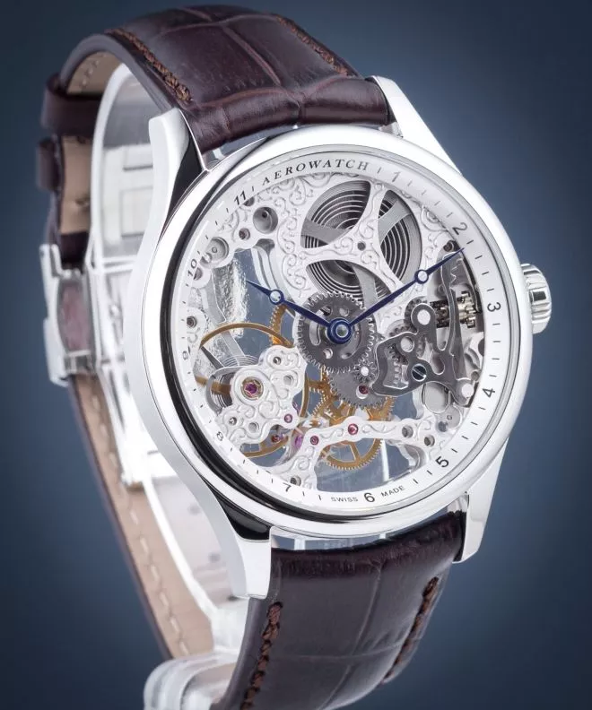 Orologio da Uomo Aerowatch Renaissance Skeleton Classic 57981-AA01