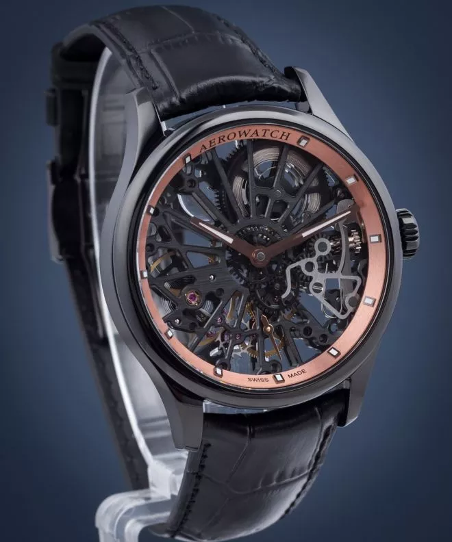 Orologio da Uomo Aerowatch Renaissance Skeleton Cobweb 50981-NO20