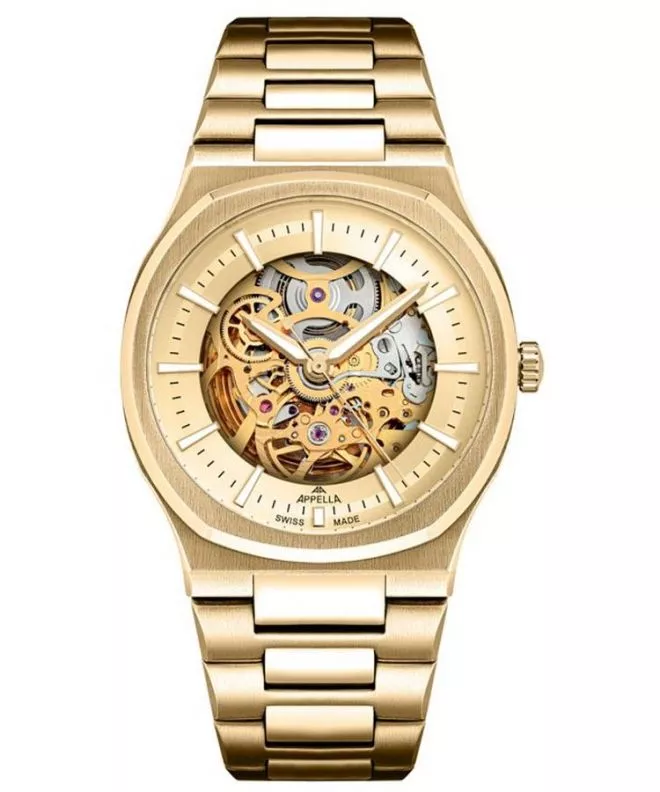 Orologio da Uomo Appella Classic Skeleton Automatic L12006.1111AS