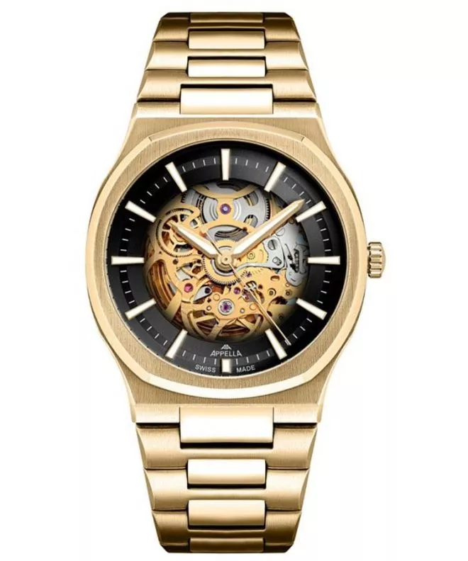 Orologio da Uomo Appella Classic Skeleton Automatic L12006.1114AS