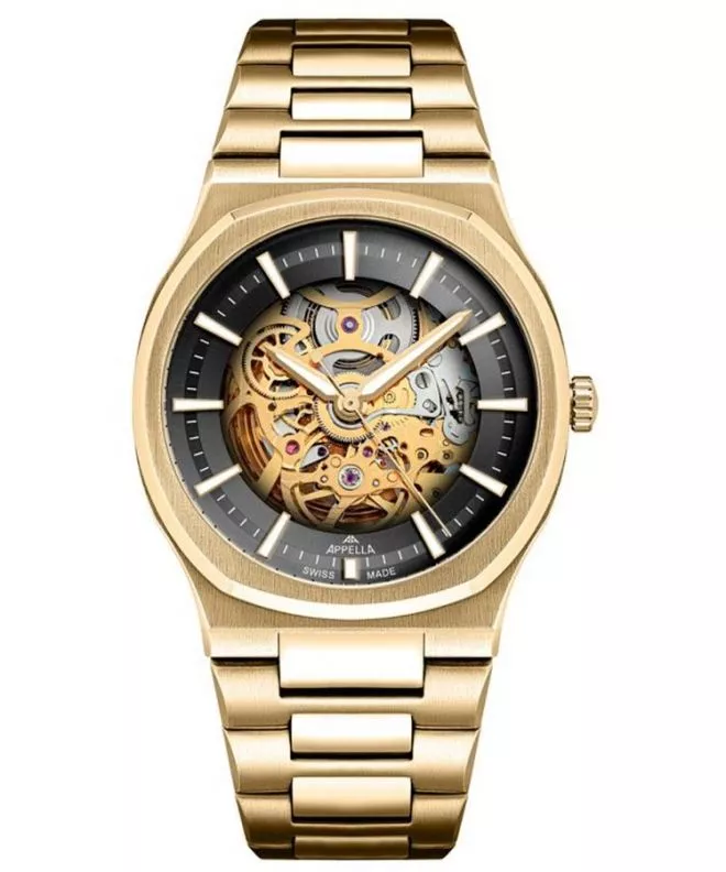 Orologio da Uomo Appella Classic Skeleton Automatic L12006.1116AS