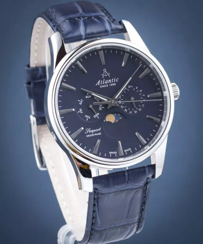 Orologio da Uomo Atlantic Seaport Moon Phase 56550.41.51
