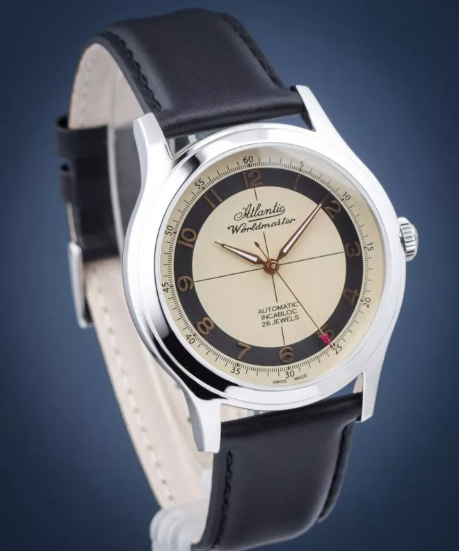 Orologio da Uomo Atlantic Worldmaster Automatic Incabloc 53754.41.93RBK