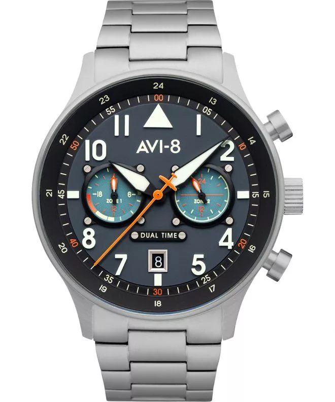 Orologio da Uomo AVI-8 Hawker Hurricane Carey Dual Time Gutersloh AV-4088-22