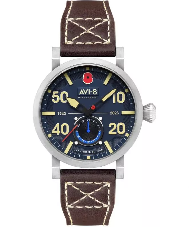 Orologio da Uomo AVI-8 Navy Blue Dambuster Anniversary Royal British Legion Limited Edition AV-4108-RBL-02