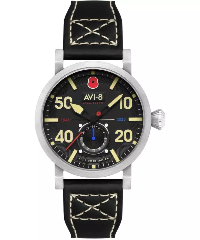 Orologio da Uomo AVI-8 Onyx Black Dambuster Anniversary Royal British Legion Limited Edition AV-4108-RBL-01